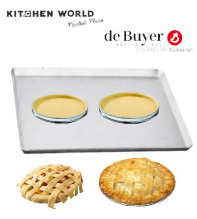 ถาดอบขนมอลูมิเนียมขอบเฉียง DE BUYER BW1359-40 ขนาด 30X40 ซม._6